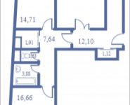 3-комнатная квартира площадью 100.6 кв.м, Кудрявцева, 14 | цена 10 060 000 руб. | www.metrprice.ru