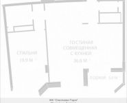 2-комнатная квартира площадью 81.7 кв.м, Весенняя ул., 2К3 | цена 39 348 400 руб. | www.metrprice.ru