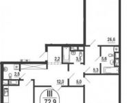 3-комнатная квартира площадью 127 кв.м, Серпуховский Вал ул. | цена 32 741 800 руб. | www.metrprice.ru