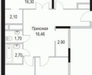 3-комнатная квартира площадью 78 кв.м, Барышевская Роща ул., 22 | цена 7 079 569 руб. | www.metrprice.ru