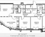 4-комнатная квартира площадью 125.4 кв.м, Автозаводская ул., 23к1 | цена 37 035 328 руб. | www.metrprice.ru