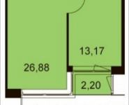 2-комнатная квартира площадью 45 кв.м, Ходынский бул., 2С1 | цена 8 886 516 руб. | www.metrprice.ru