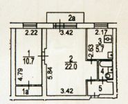 2-комнатная квартира площадью 45 кв.м, Каспийская ул., 30К3 | цена 6 700 000 руб. | www.metrprice.ru