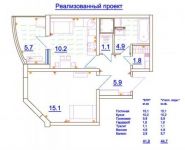 1-комнатная квартира площадью 40 кв.м, Бианки ул., 2К1 | цена 5 950 000 руб. | www.metrprice.ru