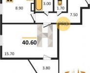 1-комнатная квартира площадью 40.6 кв.м, Текстильная ул. | цена 2 801 400 руб. | www.metrprice.ru