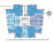 1-комнатная квартира площадью 56 кв.м, Спартаковская ул., 11 | цена 5 078 500 руб. | www.metrprice.ru
