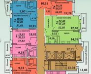 2-комнатная квартира площадью 66.01 кв.м, Садовая, 3, корп.1А | цена 4 035 202 руб. | www.metrprice.ru