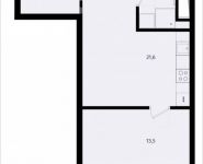 1-комнатная квартира площадью 44 кв.м, Заречная, 4Бс2 | цена 9 090 400 руб. | www.metrprice.ru