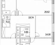 3-комнатная квартира площадью 100.01 кв.м, Лазоревый пр., 3 | цена 25 313 031 руб. | www.metrprice.ru