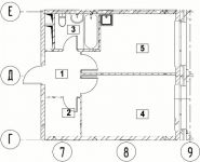 1-комнатная квартира площадью 38.42 кв.м, Новоалексеевская ул, 16с29 | цена 8 034 760 руб. | www.metrprice.ru