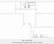 3-комнатная квартира площадью 85.8 кв.м, Ясная, 8, корп.12 | цена 5 446 584 руб. | www.metrprice.ru