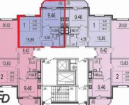 1-комнатная квартира площадью 35 кв.м, улица Крупской, 5 | цена 3 100 000 руб. | www.metrprice.ru