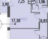 2-комнатная квартира площадью 55 кв.м, улица Барыкина, 4 | цена 17 140 000 руб. | www.metrprice.ru