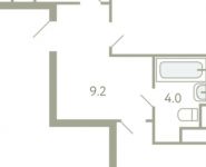 2-комнатная квартира площадью 54.4 кв.м, Ново-Молоковский бульвар, 8 | цена 3 919 758 руб. | www.metrprice.ru