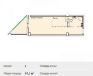 1-комнатная квартира площадью 40 кв.м, Зеленая ул., 6 | цена 4 800 000 руб. | www.metrprice.ru