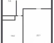 1-комнатная квартира площадью 61 кв.м, Покрышкина ул., 8 | цена 22 816 000 руб. | www.metrprice.ru