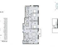 4-комнатная квартира площадью 149.56 кв.м,  | цена 90 634 556 руб. | www.metrprice.ru
