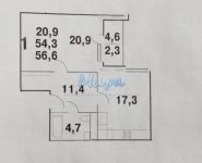 1-комнатная квартира площадью 57 кв.м, Строителей ул., 3 | цена 5 990 000 руб. | www.metrprice.ru