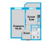 1-комнатная квартира площадью 34.6 кв.м, Рупасовский 2-й пер., 3 | цена 3 450 000 руб. | www.metrprice.ru