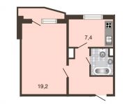 1-комнатная квартира площадью 8 кв.м, Сочинская ул., 3 | цена 4 723 000 руб. | www.metrprice.ru
