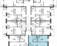 2-комнатная квартира площадью 62 кв.м, Рублевский пр., 40К1 | цена 5 500 000 руб. | www.metrprice.ru