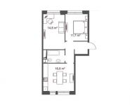 3-комнатная квартира площадью 54.3 кв.м, Россошанская улица, 5к1 | цена 4 126 800 руб. | www.metrprice.ru