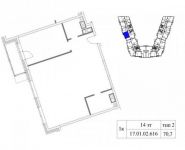 2-комнатная квартира площадью 71 кв.м, Шелепихинская наб., 34 | цена 20 927 200 руб. | www.metrprice.ru