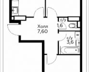 2-комнатная квартира площадью 59.4 кв.м, д.Столбово, уч.40/2, корп.7 | цена 4 875 552 руб. | www.metrprice.ru