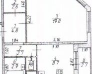 1-комнатная квартира площадью 44 кв.м, Комсомольский пр-т, 12 | цена 4 000 000 руб. | www.metrprice.ru