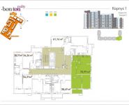 3-комнатная квартира площадью 70.99 кв.м, Феодосийская улица, д.1, к.9 | цена 9 001 035 руб. | www.metrprice.ru