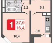 1-комнатная квартира площадью 37 кв.м, Рождественская ул., 29 | цена 4 790 000 руб. | www.metrprice.ru