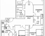 4-комнатная квартира площадью 135 кв.м, Верхняя, 34, корп.1 | цена 48 718 296 руб. | www.metrprice.ru