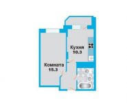 1-комнатная квартира площадью 34.6 кв.м, Речной пр. | цена 2 925 000 руб. | www.metrprice.ru