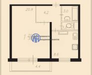 1-комнатная квартира площадью 39 кв.м, Курганская ул., 12 | цена 5 500 000 руб. | www.metrprice.ru