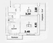 2-комнатная квартира площадью 38.5 кв.м, Вольная ул., 4 | цена 7 200 000 руб. | www.metrprice.ru