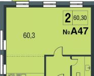 2-комнатная квартира площадью 60 кв.м в ЖК "AFI Residence. Павелецкая", Павелецкая набережная, 8 | цена 9 467 100 руб. | www.metrprice.ru