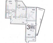 3-комнатная квартира площадью 89 кв.м, Святоозёрская улица, 32 | цена 10 900 000 руб. | www.metrprice.ru