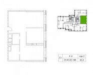 2-комнатная квартира площадью 83 кв.м, Верхняя ул., 34 | цена 31 432 500 руб. | www.metrprice.ru