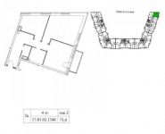 2-комнатная квартира площадью 73 кв.м, Шеногина ул., 1 | цена 25 249 600 руб. | www.metrprice.ru