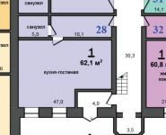 1-комнатная квартира площадью 62 кв.м в ЖК "Нагорный", Нагорная ул., 5К4 | цена 8 800 000 руб. | www.metrprice.ru