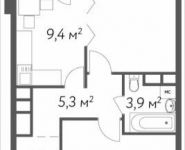 2-комнатная квартира площадью 57 кв.м, Вешняковская ул., 10 | цена 11 307 800 руб. | www.metrprice.ru