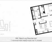 1-комнатная квартира площадью 80 кв.м, Садовническая ул. | цена 44 971 740 руб. | www.metrprice.ru