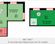 5-комнатная квартира площадью 126.8 кв.м, Авангардная, корп.5 | цена 13 060 400 руб. | www.metrprice.ru