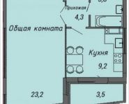 1-комнатная квартира площадью 46 кв.м, Стадионная улица, 4 | цена 4 282 600 руб. | www.metrprice.ru