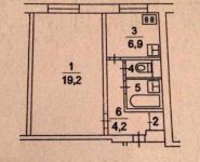 1-комнатная квартира площадью 33.2 кв.м, улица Родионова, 9 | цена 3 800 000 руб. | www.metrprice.ru