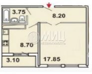 1-комнатная квартира площадью 38.4 кв.м,  | цена 4 990 000 руб. | www.metrprice.ru