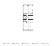 3-комнатная квартира площадью 76.5 кв.м,  | цена 6 464 250 руб. | www.metrprice.ru