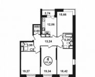 4-комнатная квартира площадью 111 кв.м, Петра Алексеева ул., 12АС3 | цена 16 397 552 руб. | www.metrprice.ru