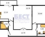 2-комнатная квартира площадью 72 кв.м, Беломорская ул., 20С2 | цена 12 150 000 руб. | www.metrprice.ru