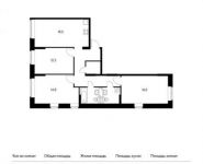 3-комнатная квартира площадью 82.8 кв.м, Варшавское ш., 141К2 | цена 10 515 600 руб. | www.metrprice.ru